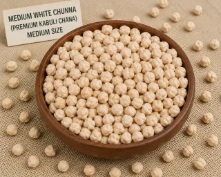 Medium White Chunna (Premium Kabuli Chana)
