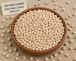 Desi White Chunna (Raw Kabuli Chana)