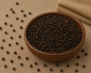 Sabat Kali Mirch (Whole Black Peppercorns)