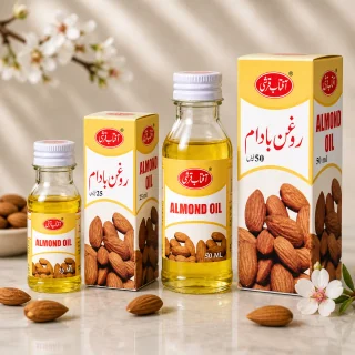Almond Oil (Pure Roghan Badam Shirin)