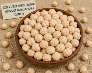 Extra Large White Chunna (Gourmet Kabuli Chana / 12mm+)