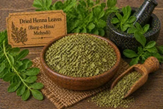 Dried Henna Leaves (Barg-e-Hina / Mehndi)